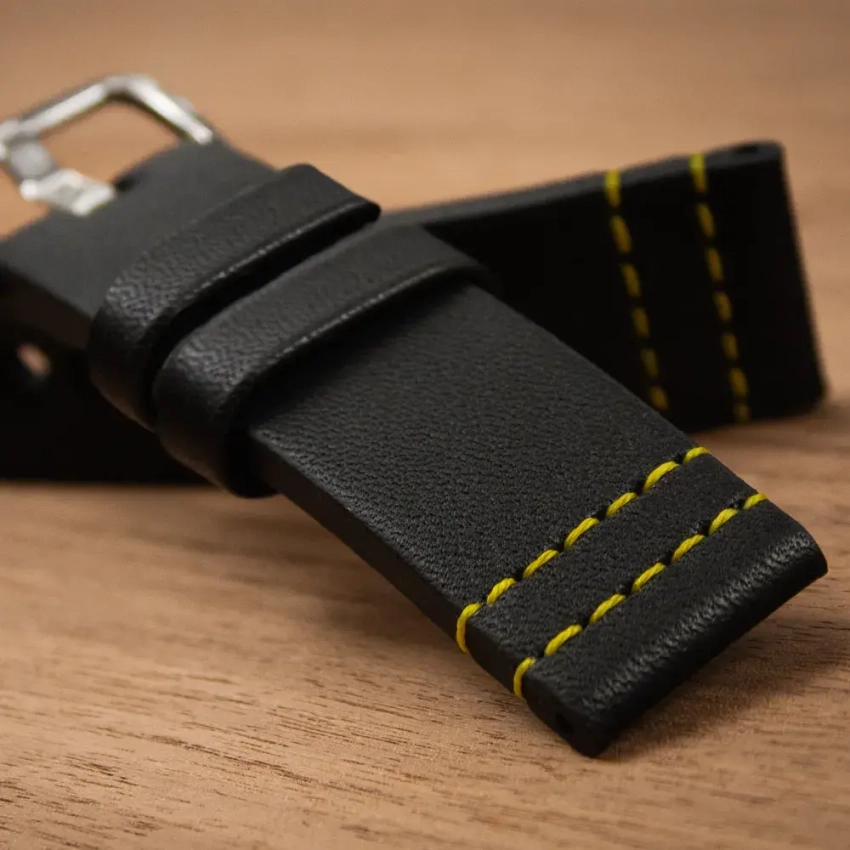 Leather watch strap mod.74 example (01)