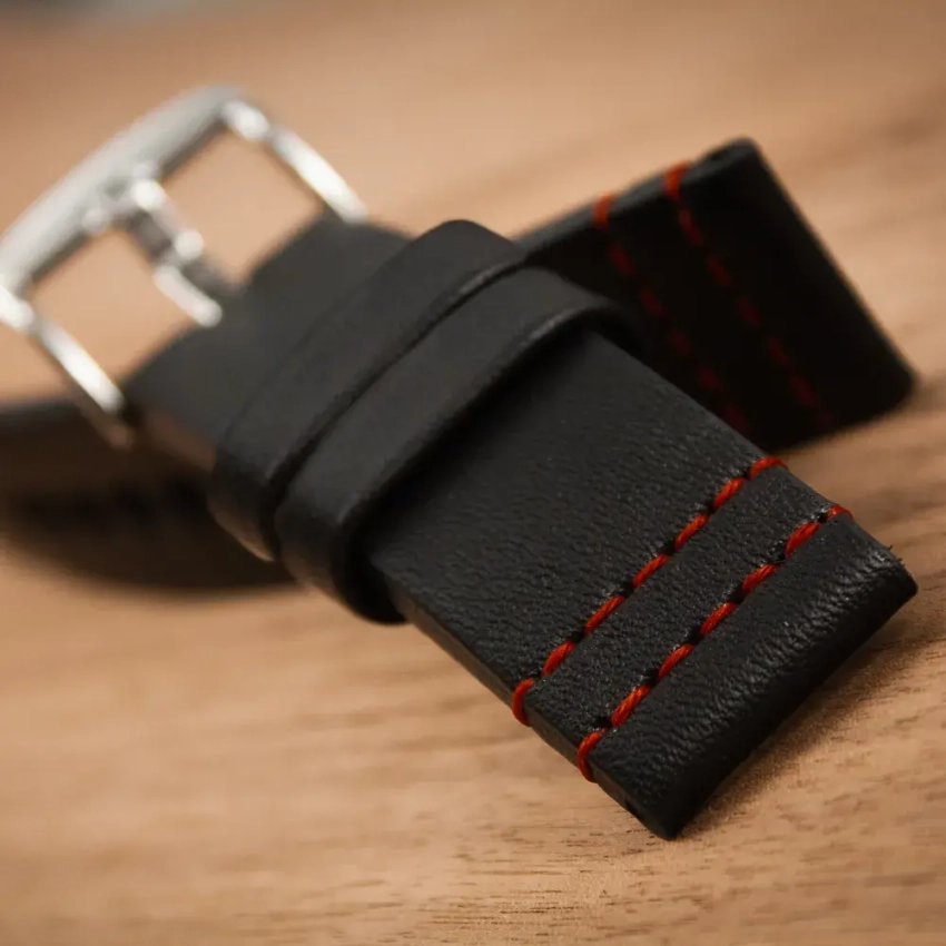 Leather watch strap mod.74 example (02)