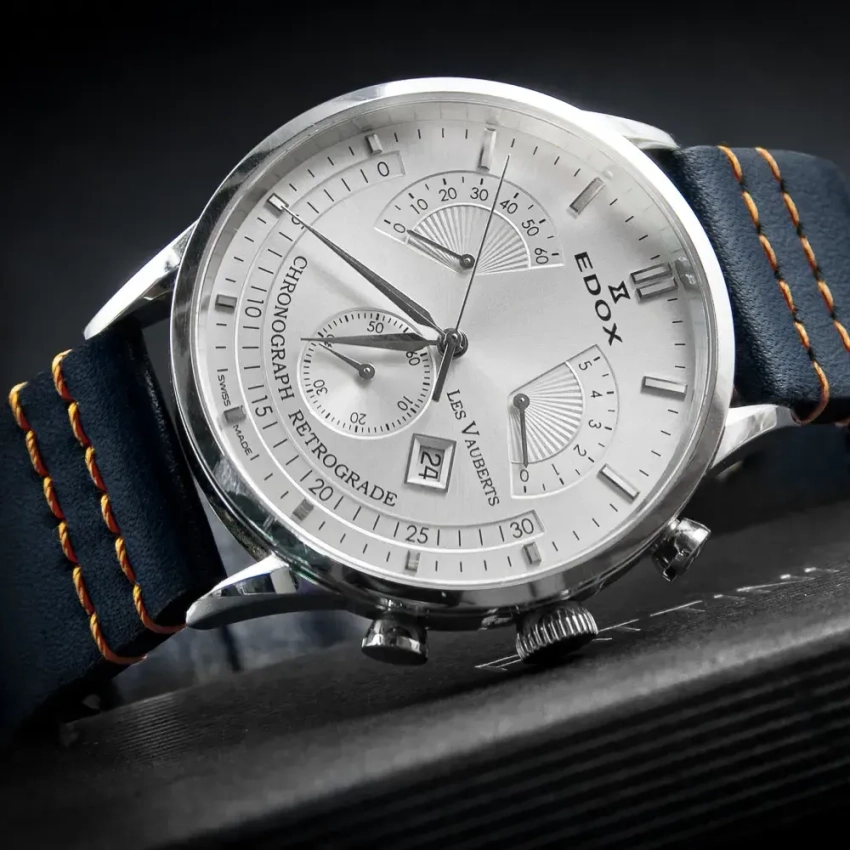 Leather watch strap mod.74 example (03)