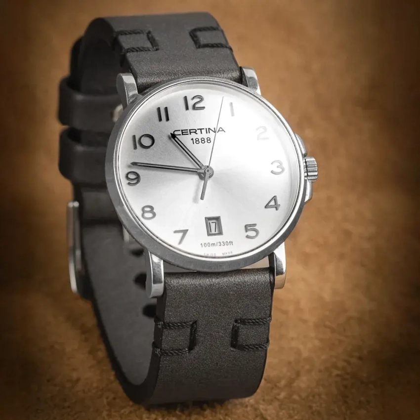 Szary pasek bez przeszyć – subtelna konfiguracja dla Certiny Caimano Lady