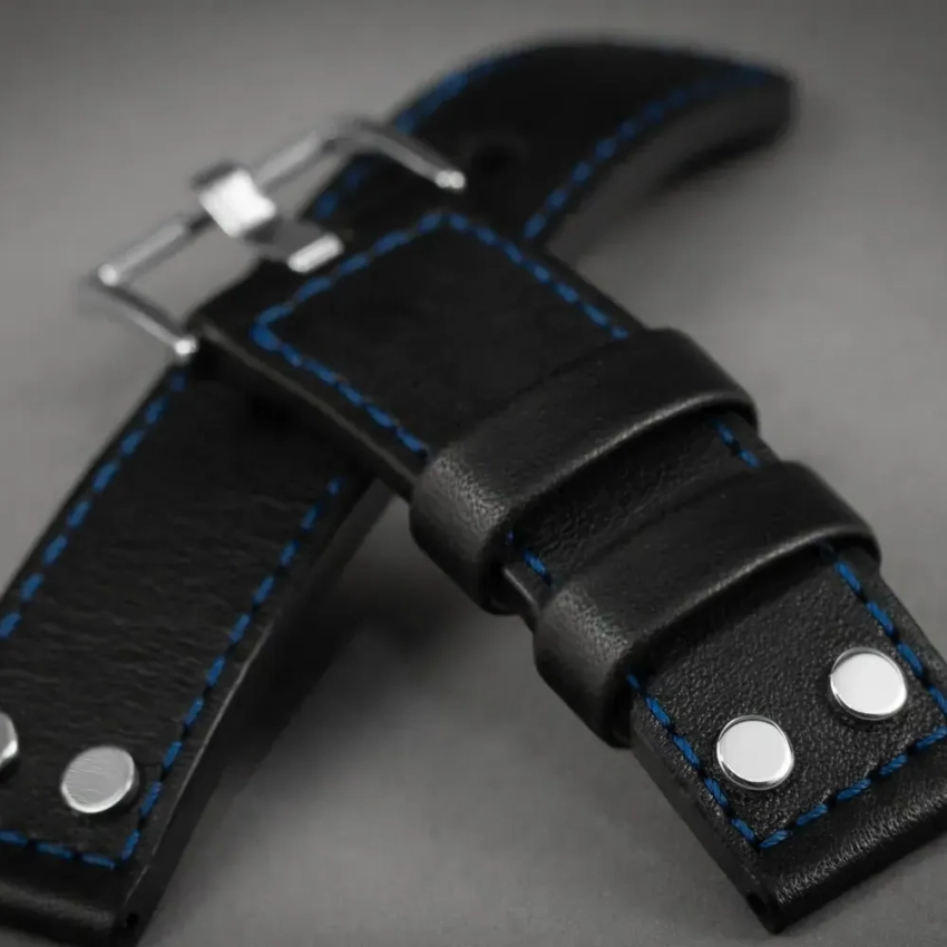 Leather watch strap mod.78 example (04)