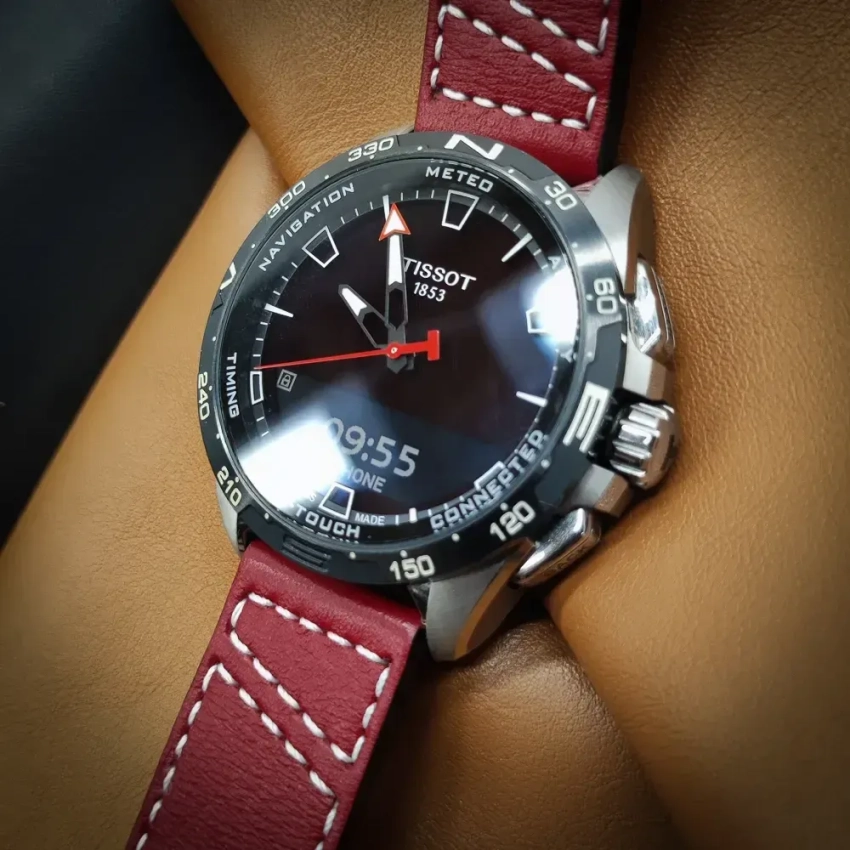 Leather watch strap mod.79 example (01)