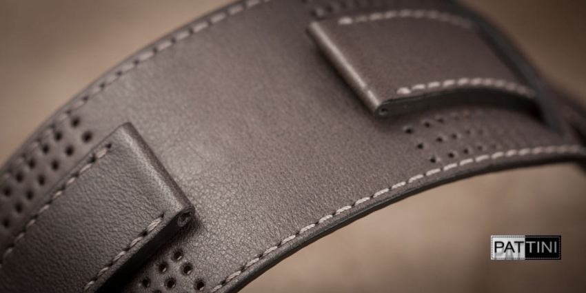 Leather wide watch strap mod.13 example (09)